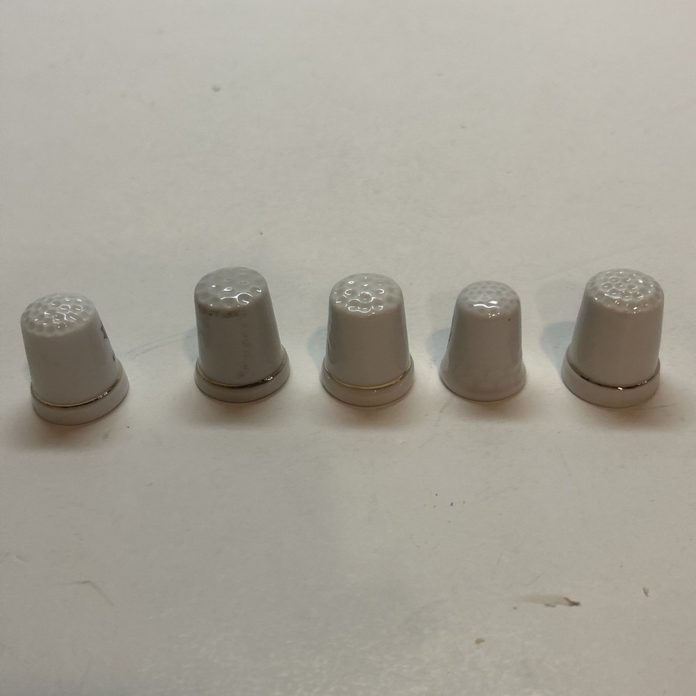 50 Mix Porcelain Thimbles Lot