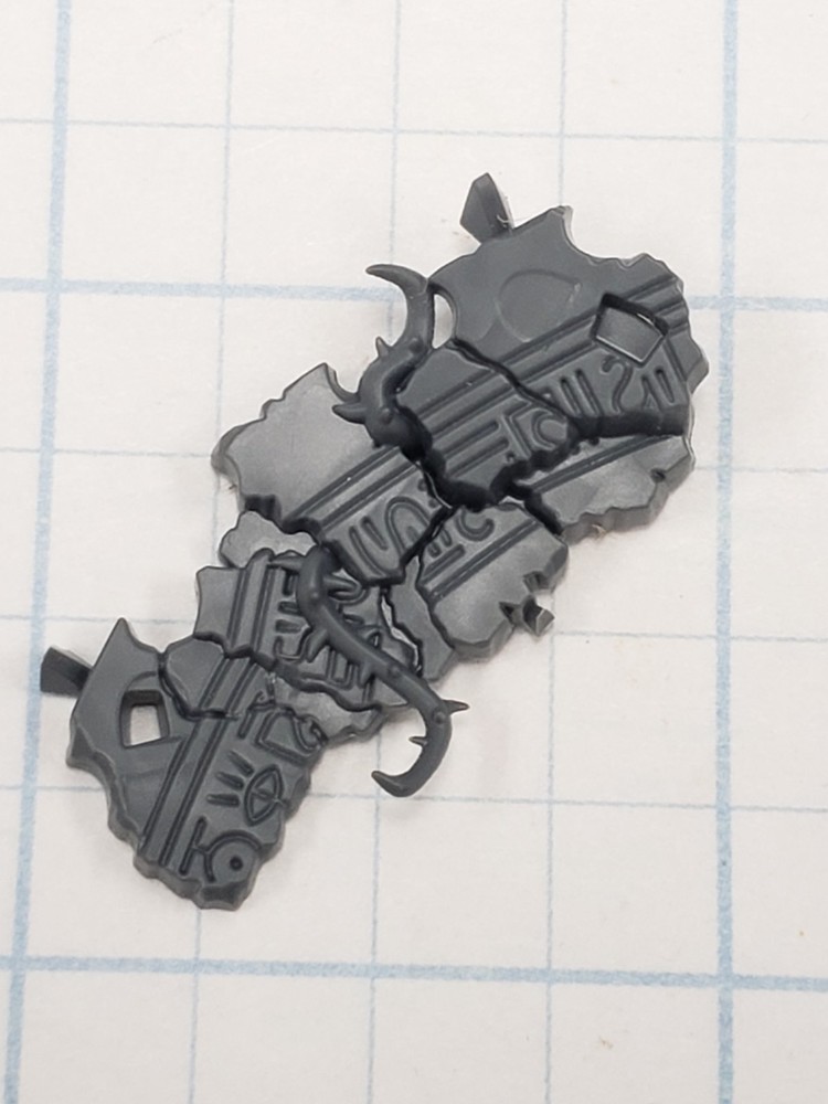 Warhammer 40k Drukhari Bits Archon Commander Rubble Terrain Base #23