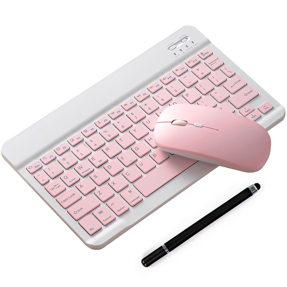 NEW Bluetooth Keyboard Mouse Pen Set Rechargeable for Android ios Windows