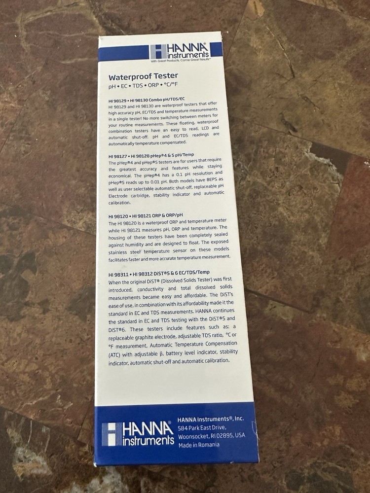 Waterproof Combo pH/EC/TDS Meter