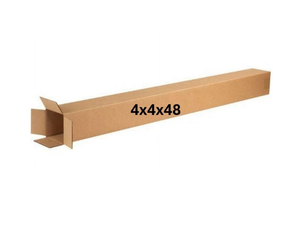 4" x 4" x 48" CARDBOARD BOX 5 Box Bundle Waterproof Packaging Pick Up Available