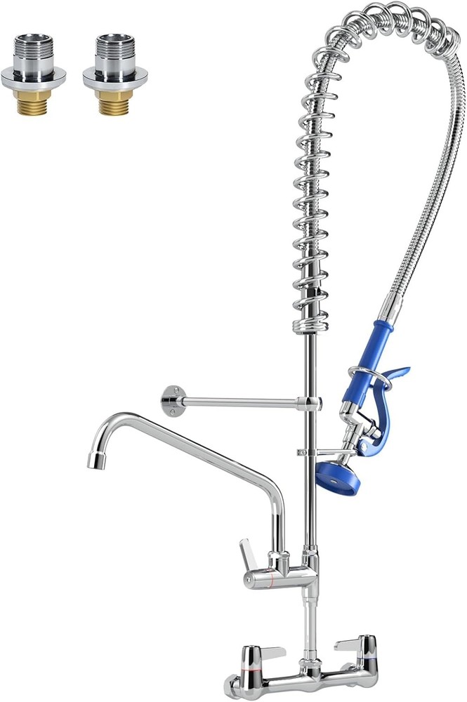 Wall Mount Commercial Kitchen Faucet Sprayer