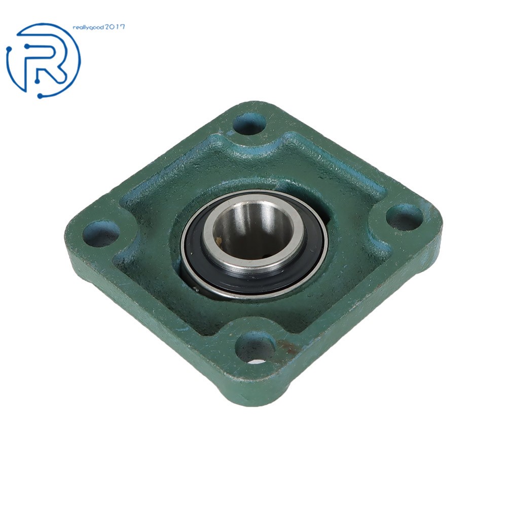 4Pack UCF205-16 1" Bore 4 Bolt Solid Base Pillow Block Flange Mounted Bearing