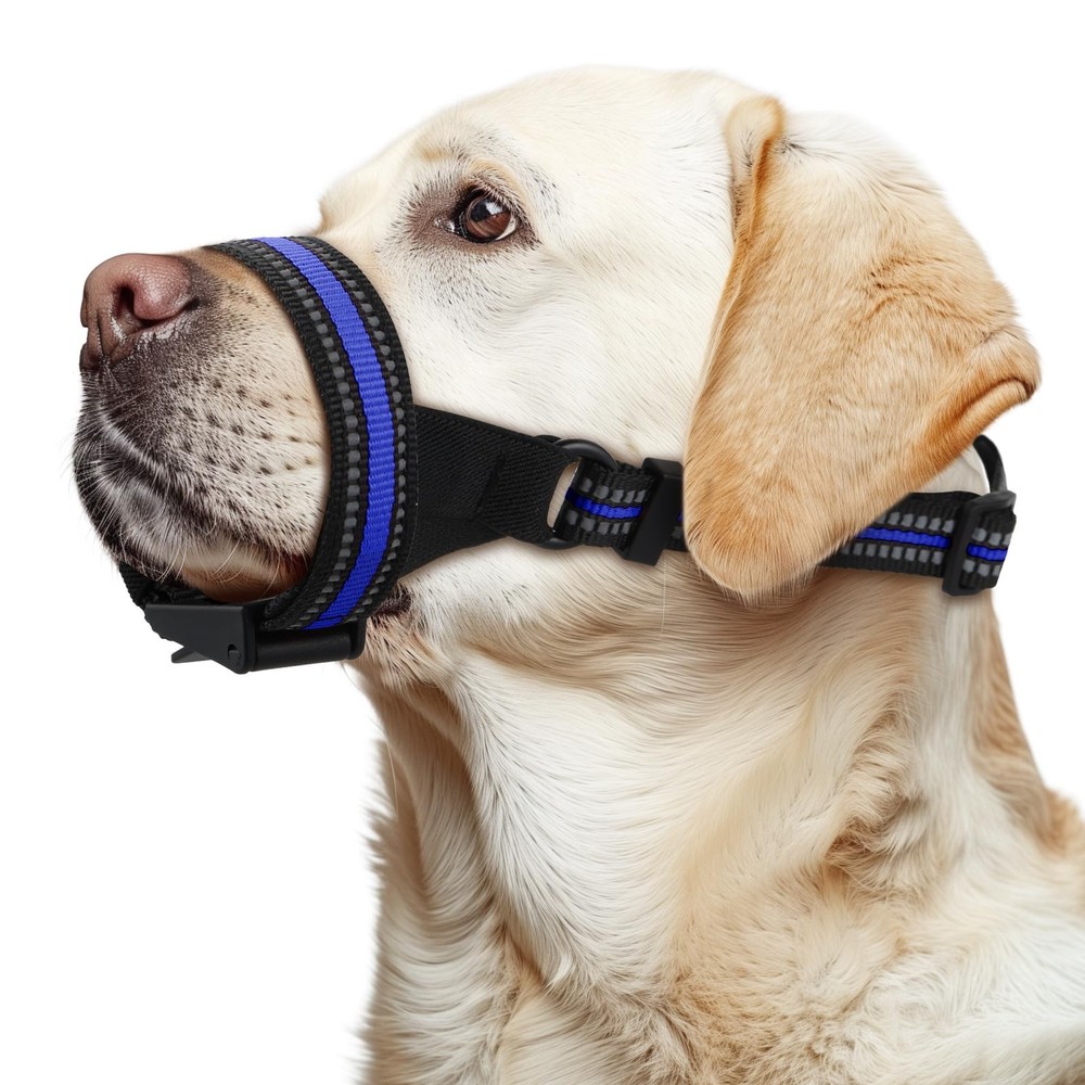 Dog Muzzle Anti-Bite Adjustable Breathable Soft Small Medium Large Dogs