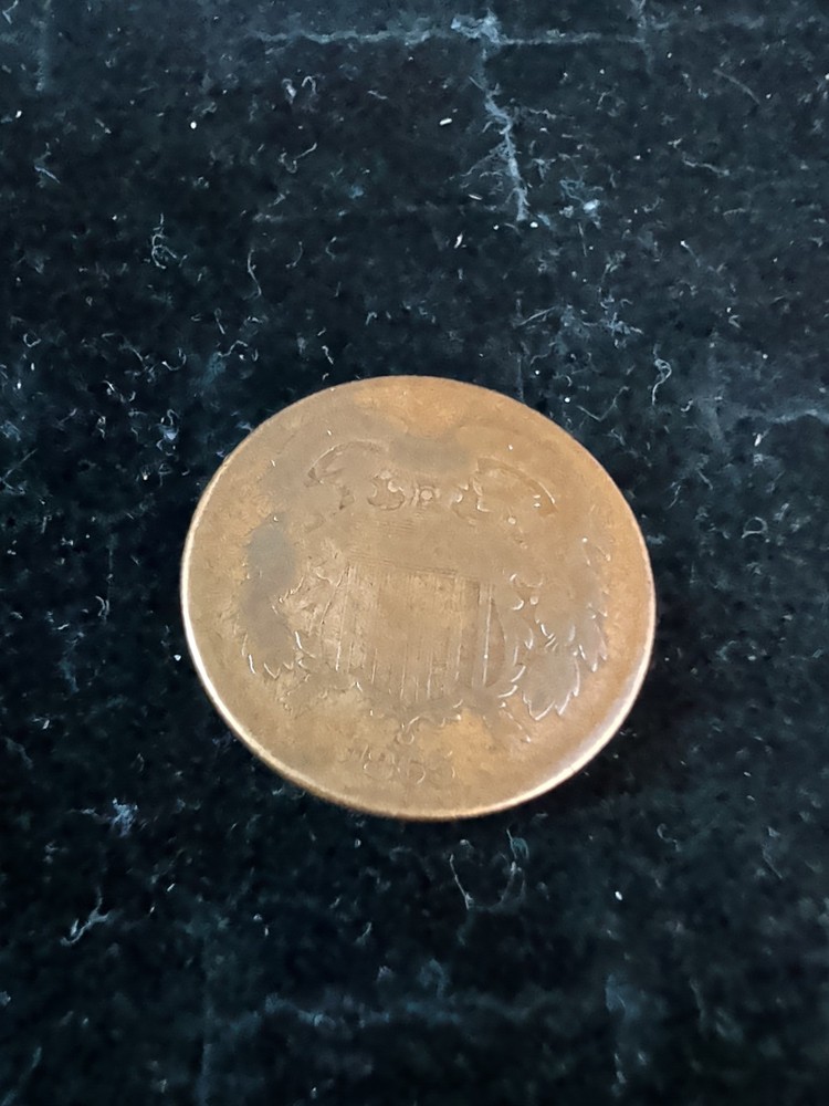 1865 2C BN Circulated Plain 5