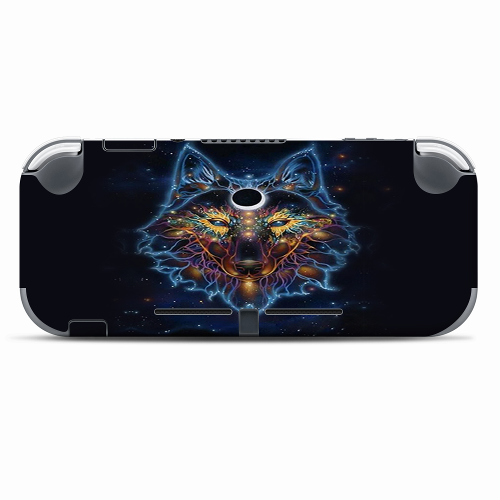 Skins Decals wrap for Nintendo Switch Lite - Wolf Dreamcatcher Color