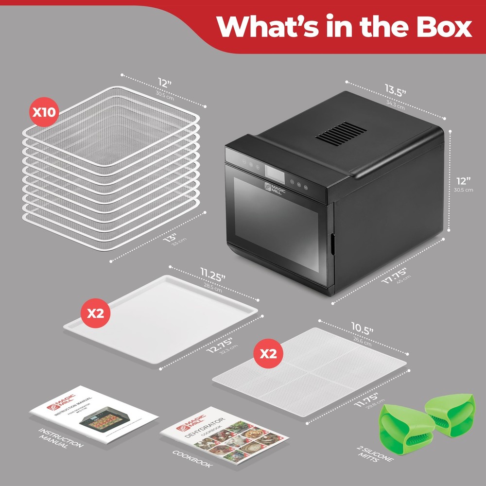 Magic Mill Premium Food Dehydrator Machine