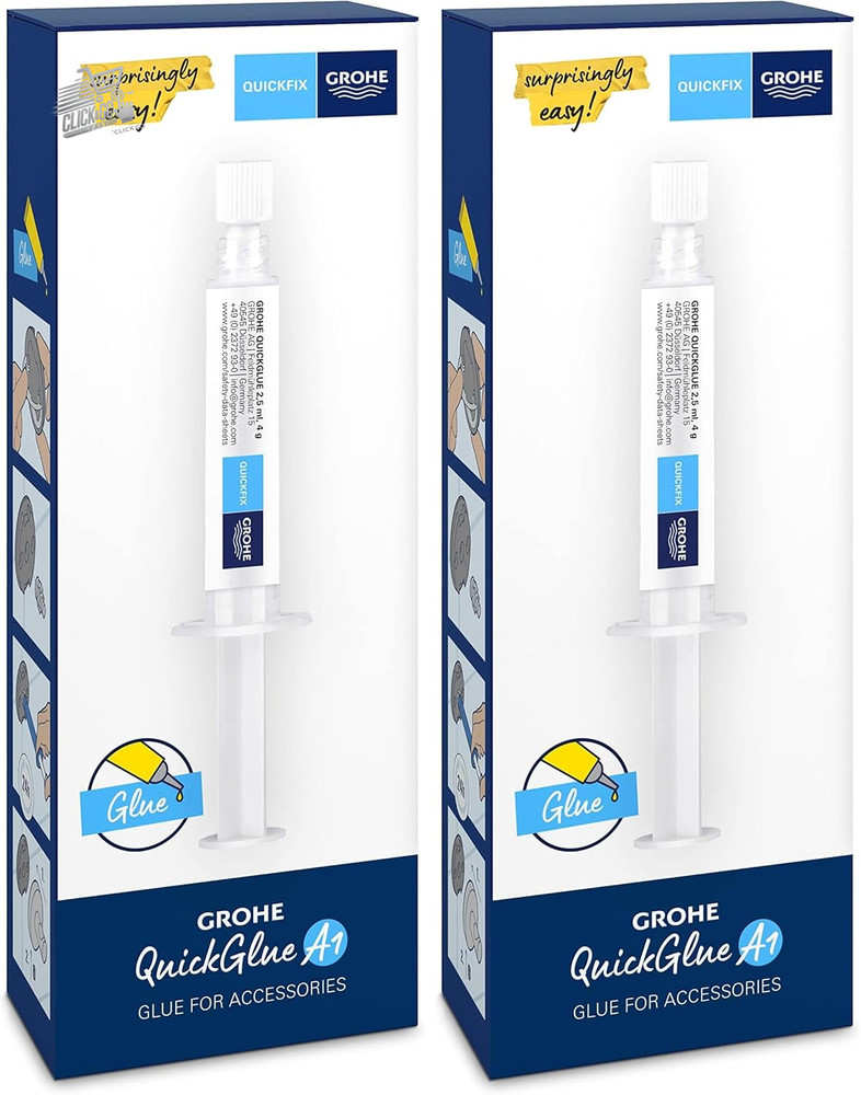 Quickglue A1, Single Syringe for Accessories With Single Fixing Point, Temp
