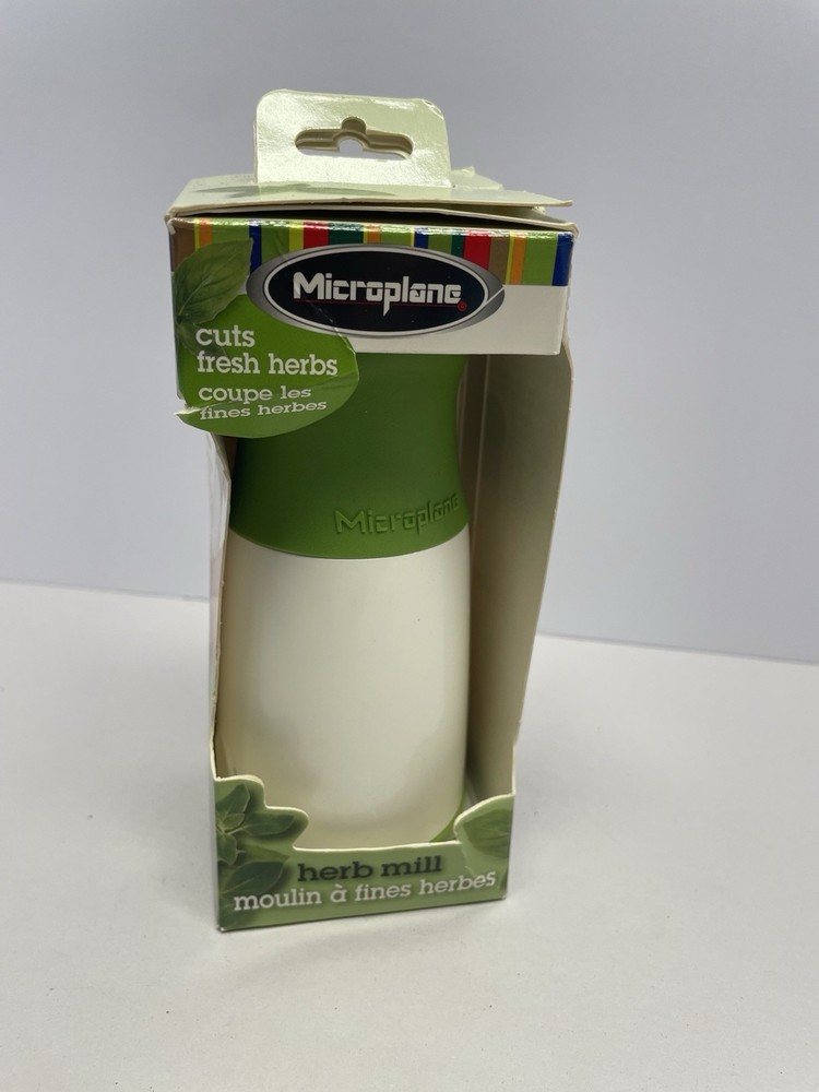 ORIGINAL MICROPLANE CUTS FRESH HERBS MILL TWIST WRIST SOFT TOUCH ERGONOMICALLY