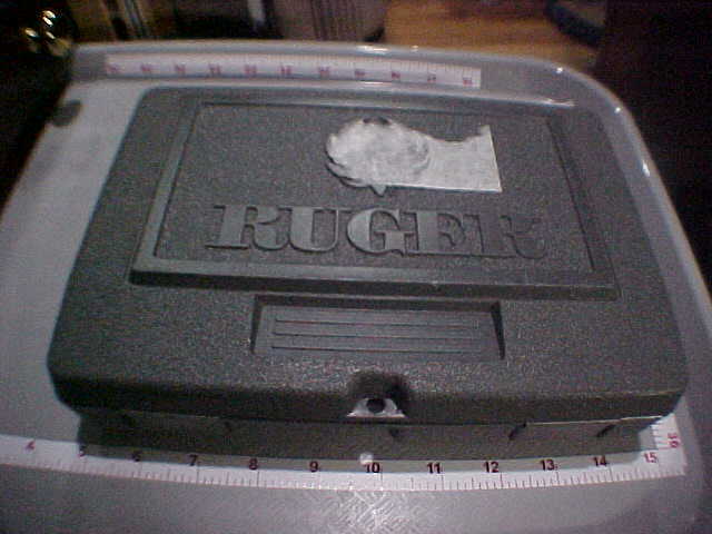 ruger 9mm semi auto pistol case