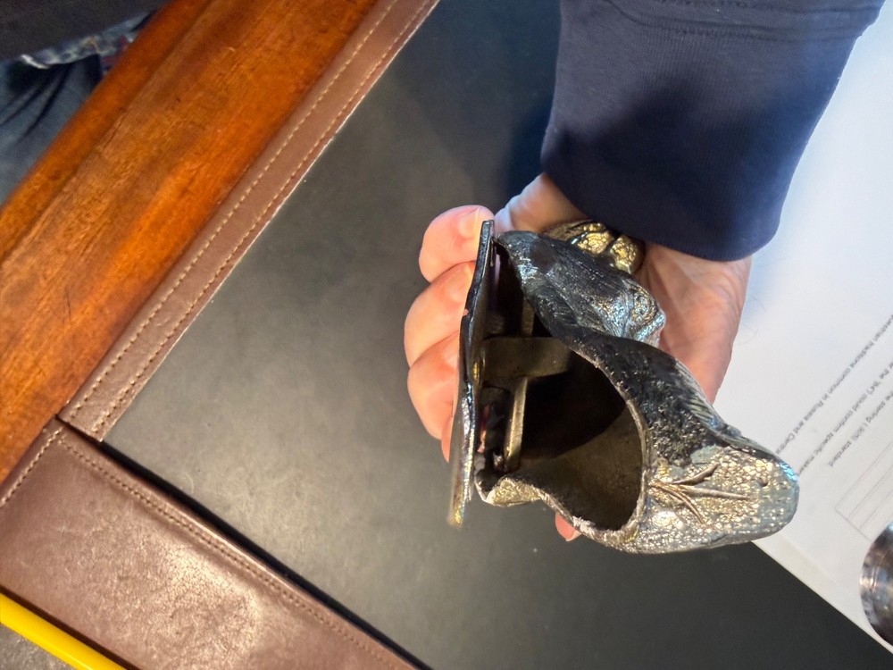 Silver Plated Fox- Head Paper Holder