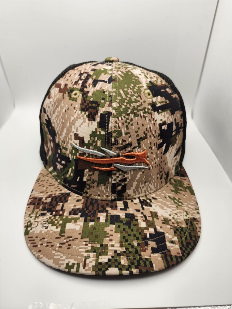 Sitka Camouflage Mesh Back Ball Cap 90% Polyester 10% Elastane Unisex
