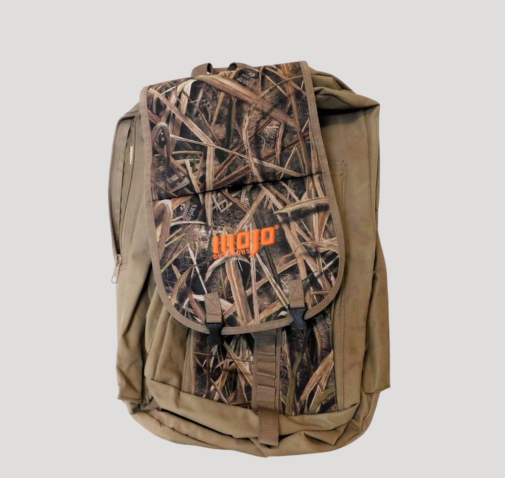 MOJO Outdoors Camo Hunting Decoy Backpack Multiple Pockets Gear Accessories