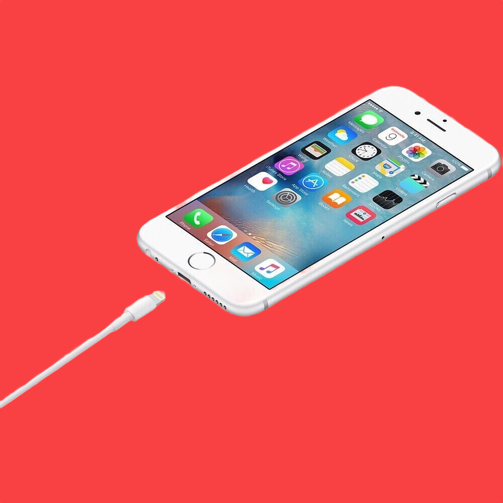 Apple iPhone compatible USB-A ORIGINAL White Charging Cable (6ft) w/TRACKING# 3z
