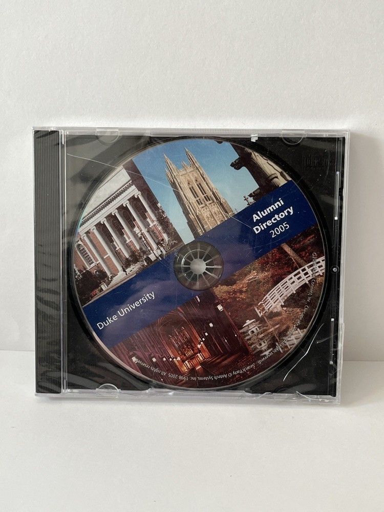 Duke University Biographical Alumni Directory 2005 (CD-ROM, Windows & MAC)