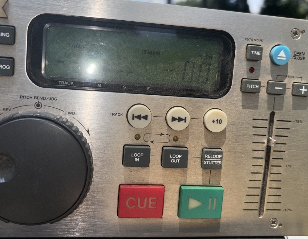 Tested NUMARK CDN-34S DJ PROFESSIONAL DUAL CD PLAYER + Controller Wire 1 Cd Work