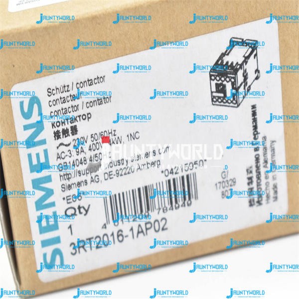 1PCS NEW Siemens Contactor 3RT2016-1AP02