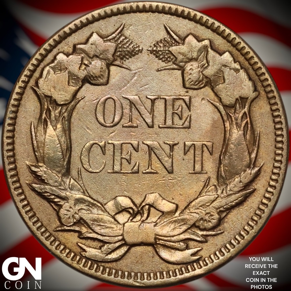 1857 Flying Eagle Cent Penny A9103