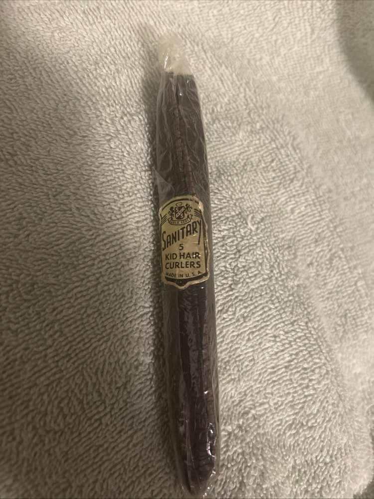 Vintage Sanitary 5” Kid Curlers