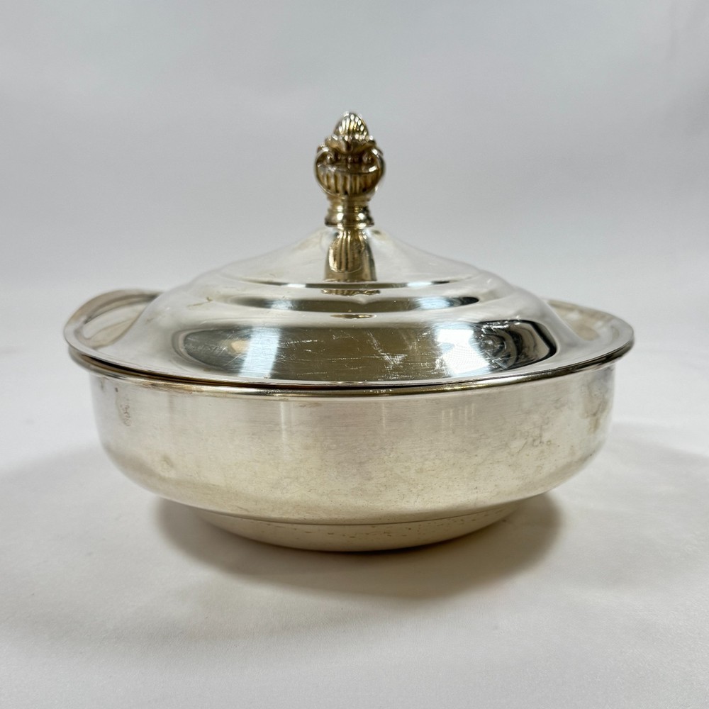 Vintage Covered Serving Dish Silver Plated (See Description)