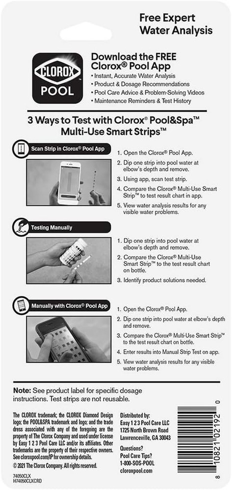 My Pool Care Assistant, 50 Test Strips