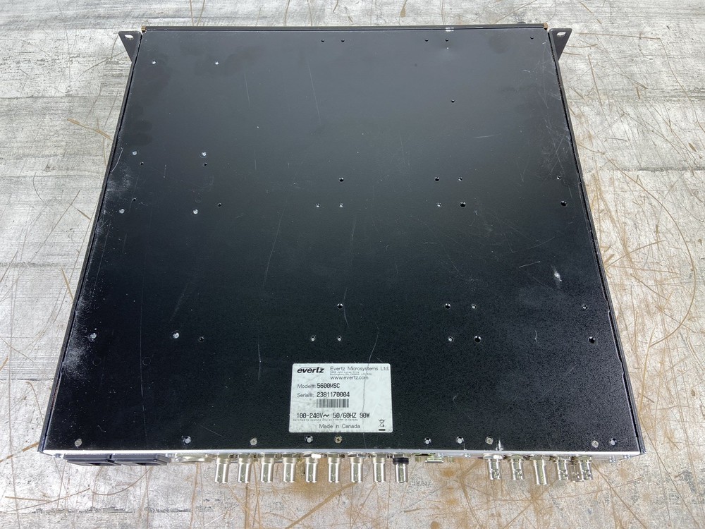 EVERTZ 5600MSC MASTER CLOCK / SPG - READ DESCRIPTION