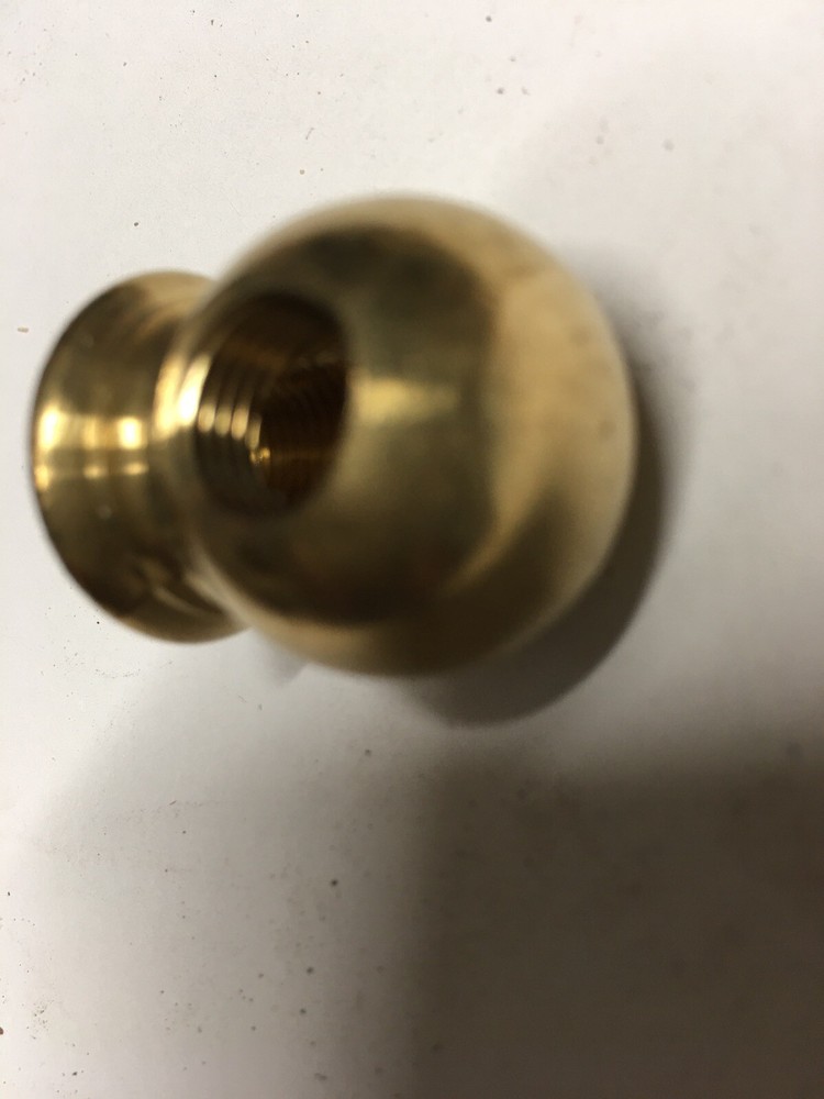Solid Brass 1/8 X 1/8 X1/8 IPS 7/8 Diameter Tee Fitting Unfinished