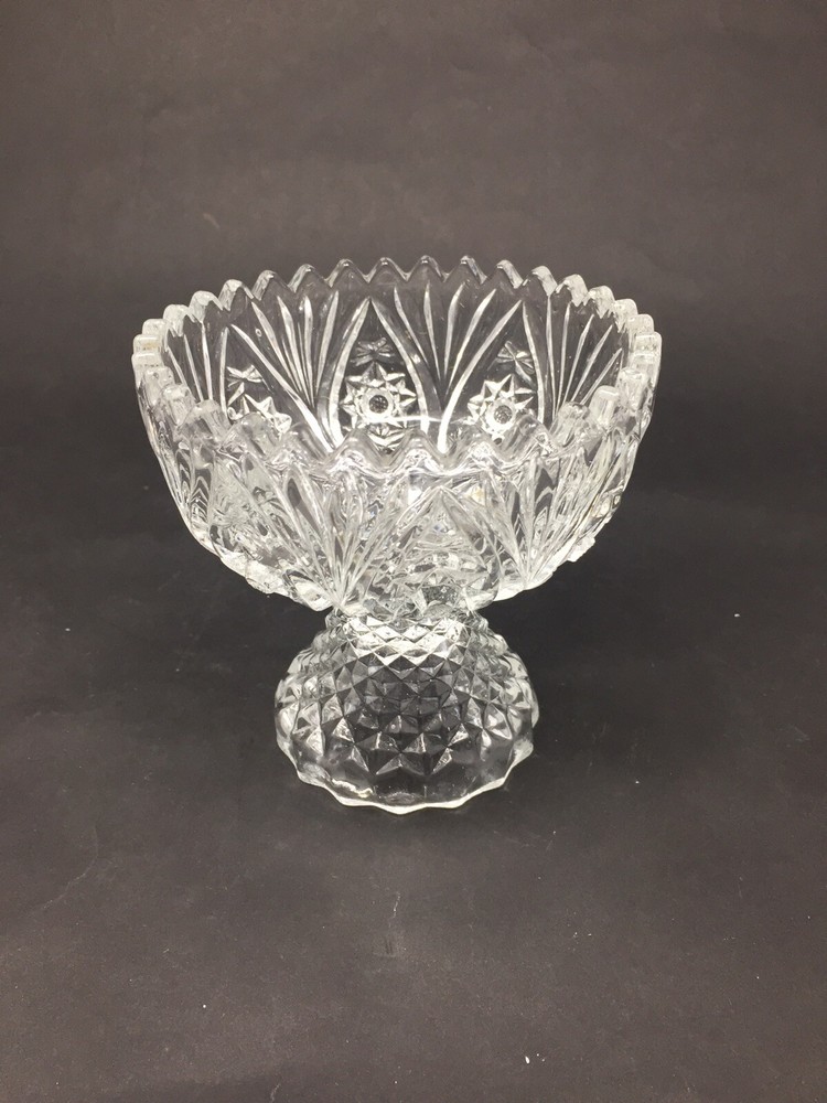 Pressed Pattern Glass 4-1/2 Inch Compote