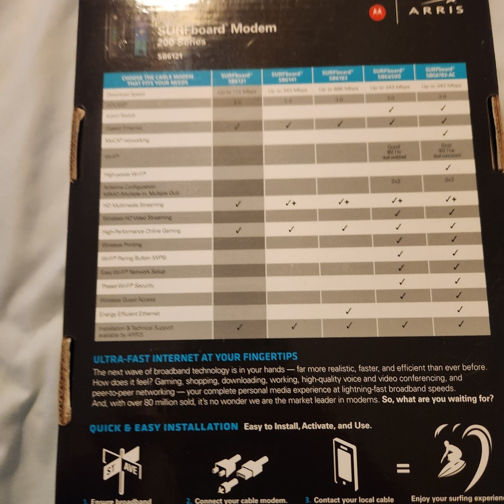 Motorola Arris Surfboard Modem