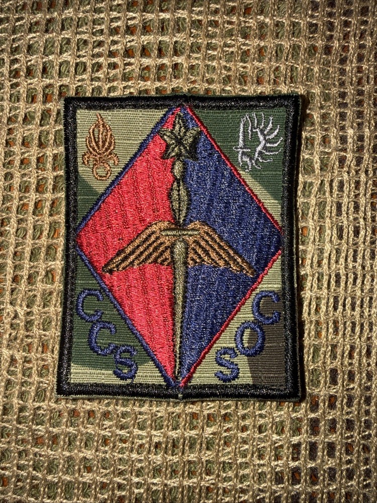 French Special Forces Command -Commandos CCS SOC Afgan War Patch