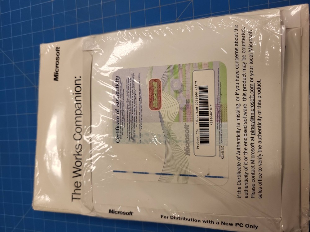 Microsoft The Works Companion Custom Value Pack 1 Software Sealed