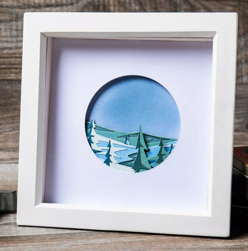 Sizzix Thinlits Tim Holtz Snowscape, Colorize Cutting Dies Christmas Winter NEW