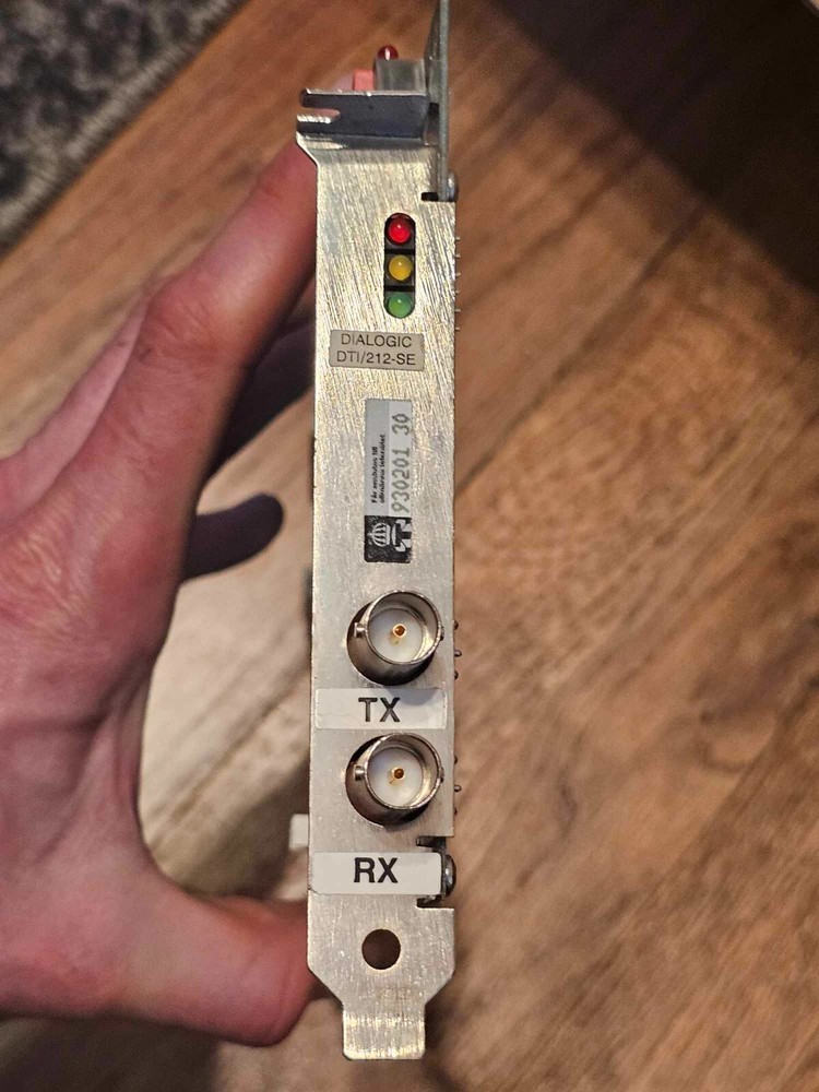 Vintage Rare Dialogic DTI/212-SE TX RX Digital Network Interface 1990's