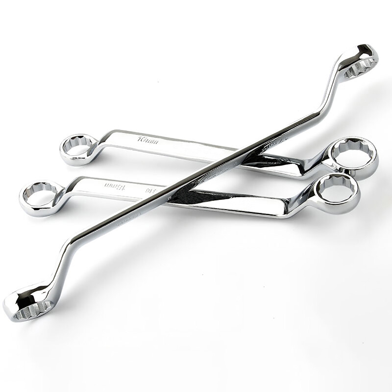 Double End Box End Wrench Offset Ring Spanner Garage Workshop Repair Hand Tool