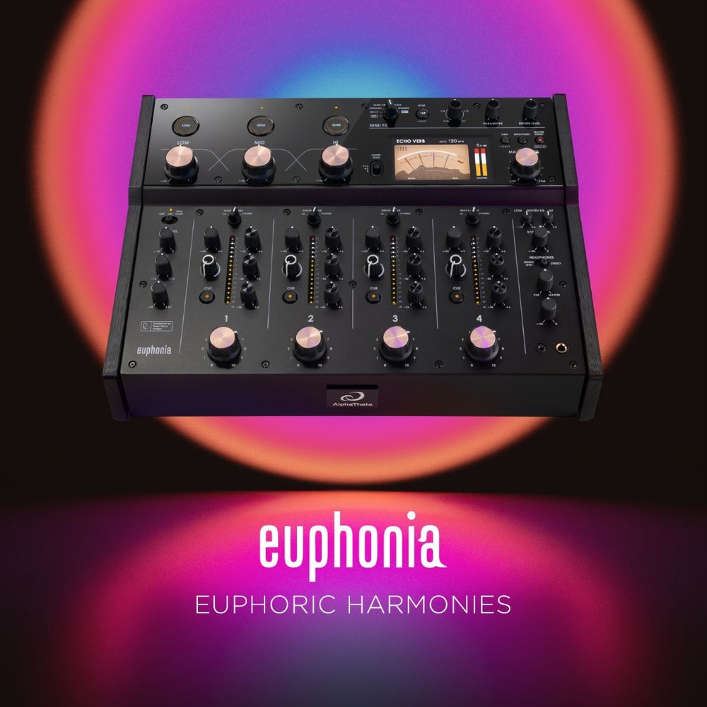 AlphaTheta euphonia Professional Rotary Mixer 4ch