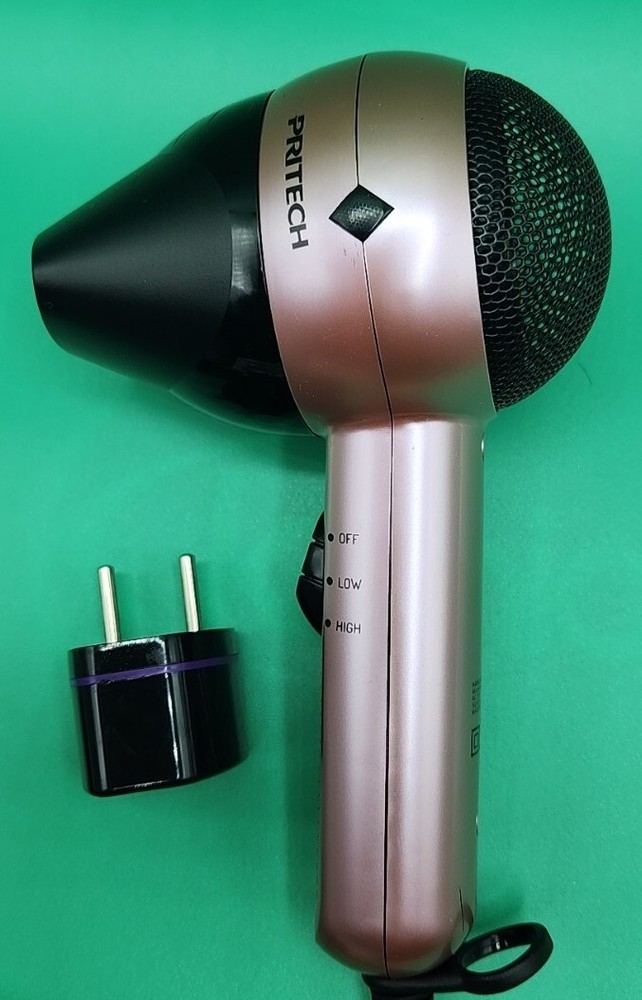 Pritech Dual Voltage Travel Hair Dryer with Diffuser, Slightly Used
