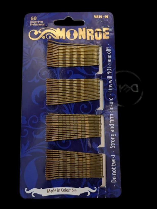 Monroe Bobby Pins Black Model No. M810-60