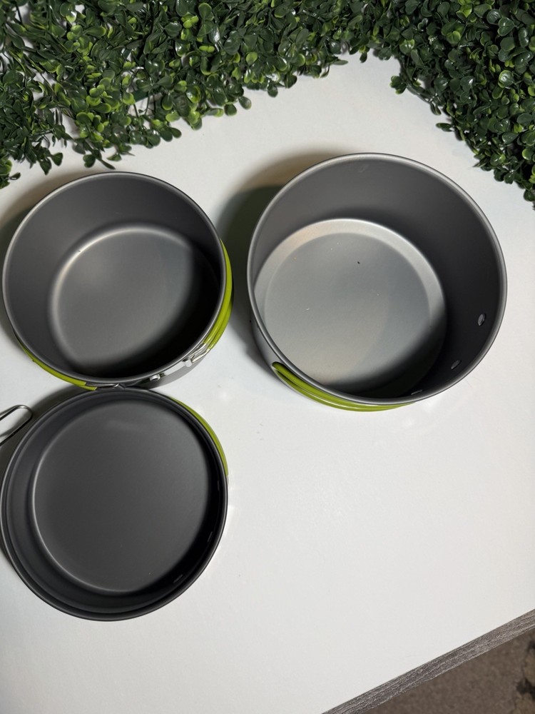 Wealers Camping Cooking Kit With Several Pots