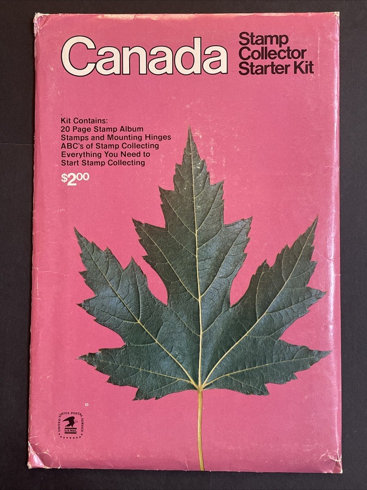 1973 USPS Publication - Canada Stamp Collector Starter Kit