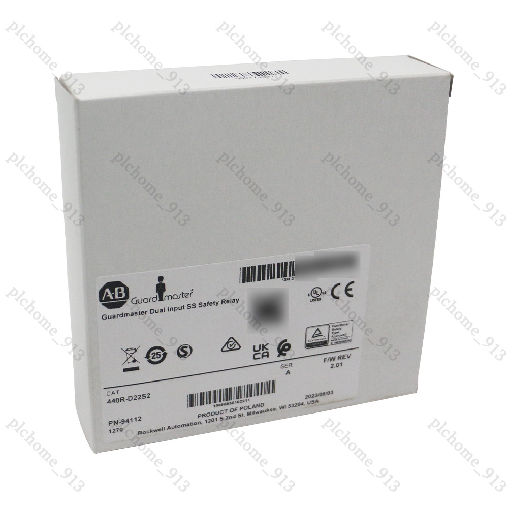 NEW Allen Bradley 440R-D22S2 Guardmaster Monitoring Safety Relay