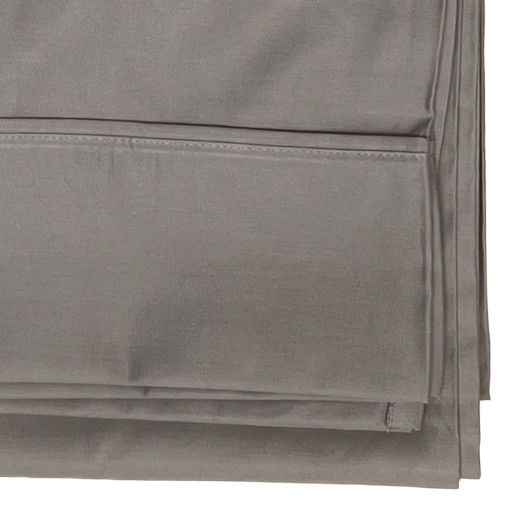 Grey Flat Sheet - Double Bed 240cm x 260cm - BNWOT
