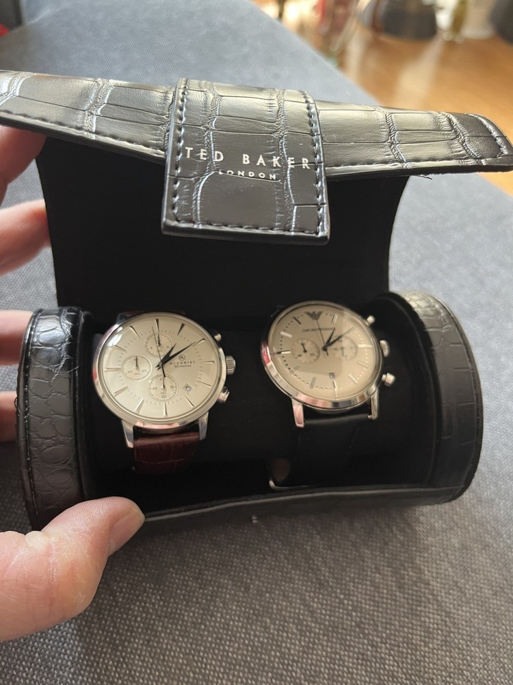 Ted Baker Watch Roll Travel Case New