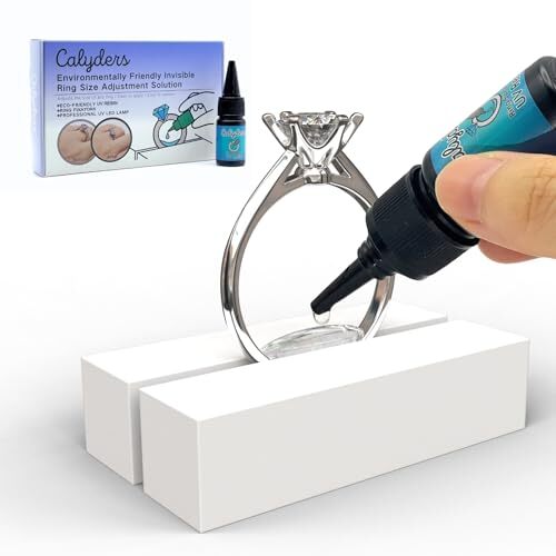 Ring Size Adjuster -  Invisible Solution with UV Resin, Ring Fixators & UV LED