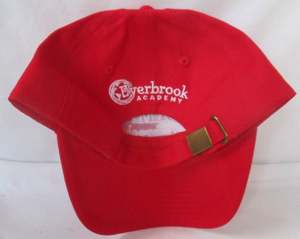 CAMP EVERBROOK ACADEMY RED COTTON ADJUSTABLE YOUTH CAP HAT