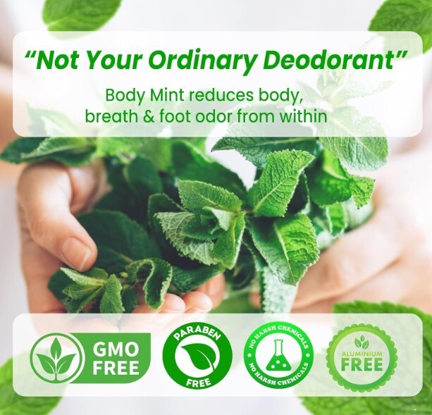 Body Mint Original Twin Pack – 100 Tablets (2 Bottles)