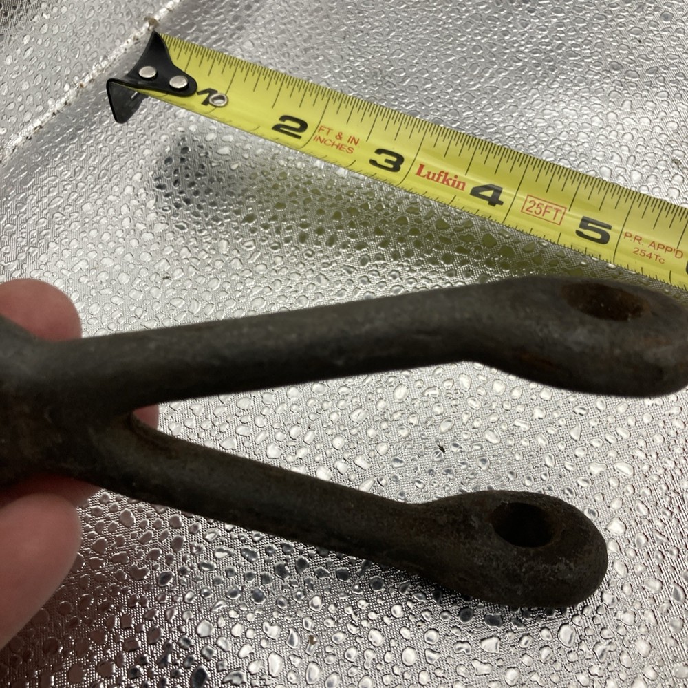Vintage Cast Iron Hitch Clevis. Marked A43