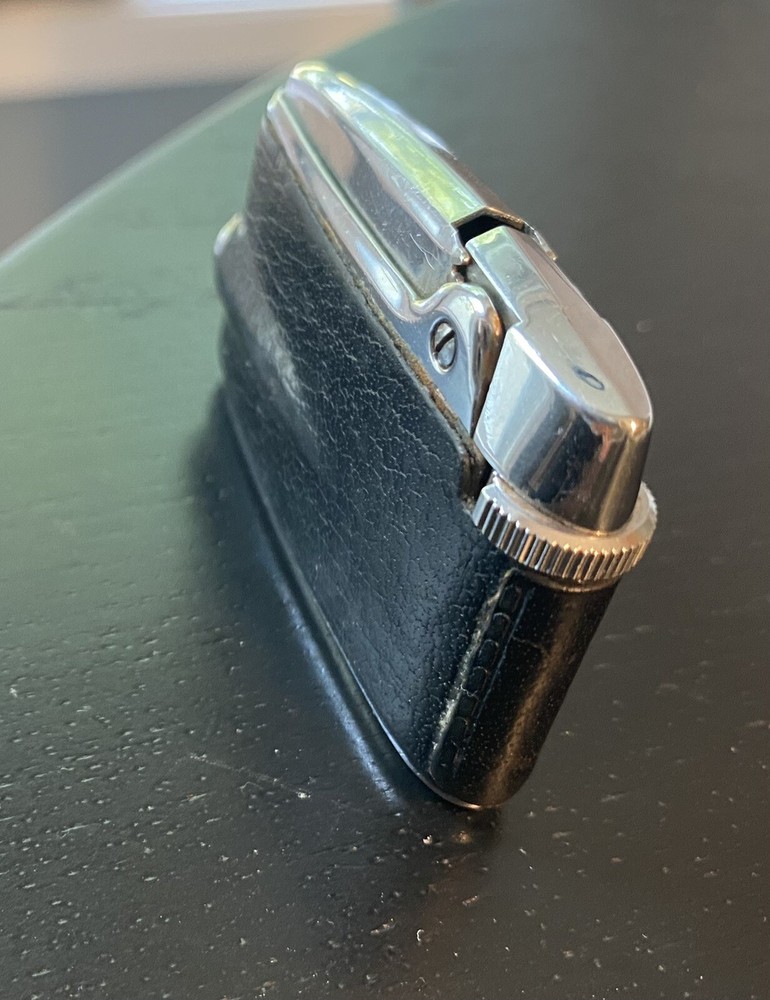 Vintage Ronson Adonis Leather Wrapped Varaflame Lighter