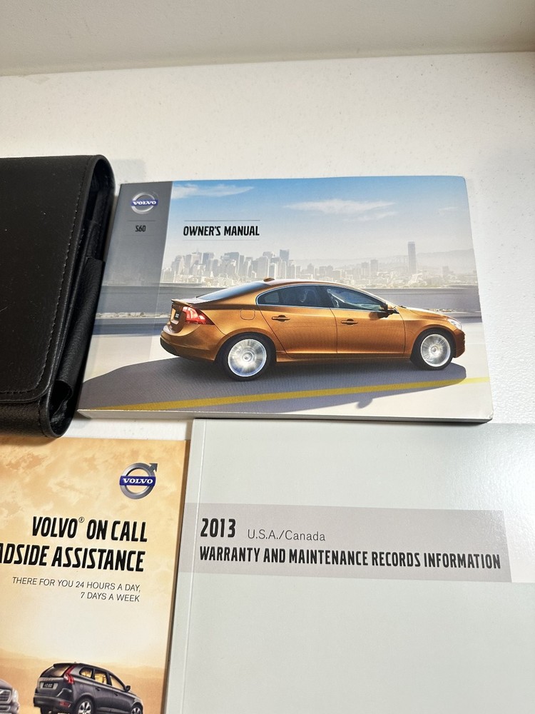 Volvo S60 Owners Manual Set 2013