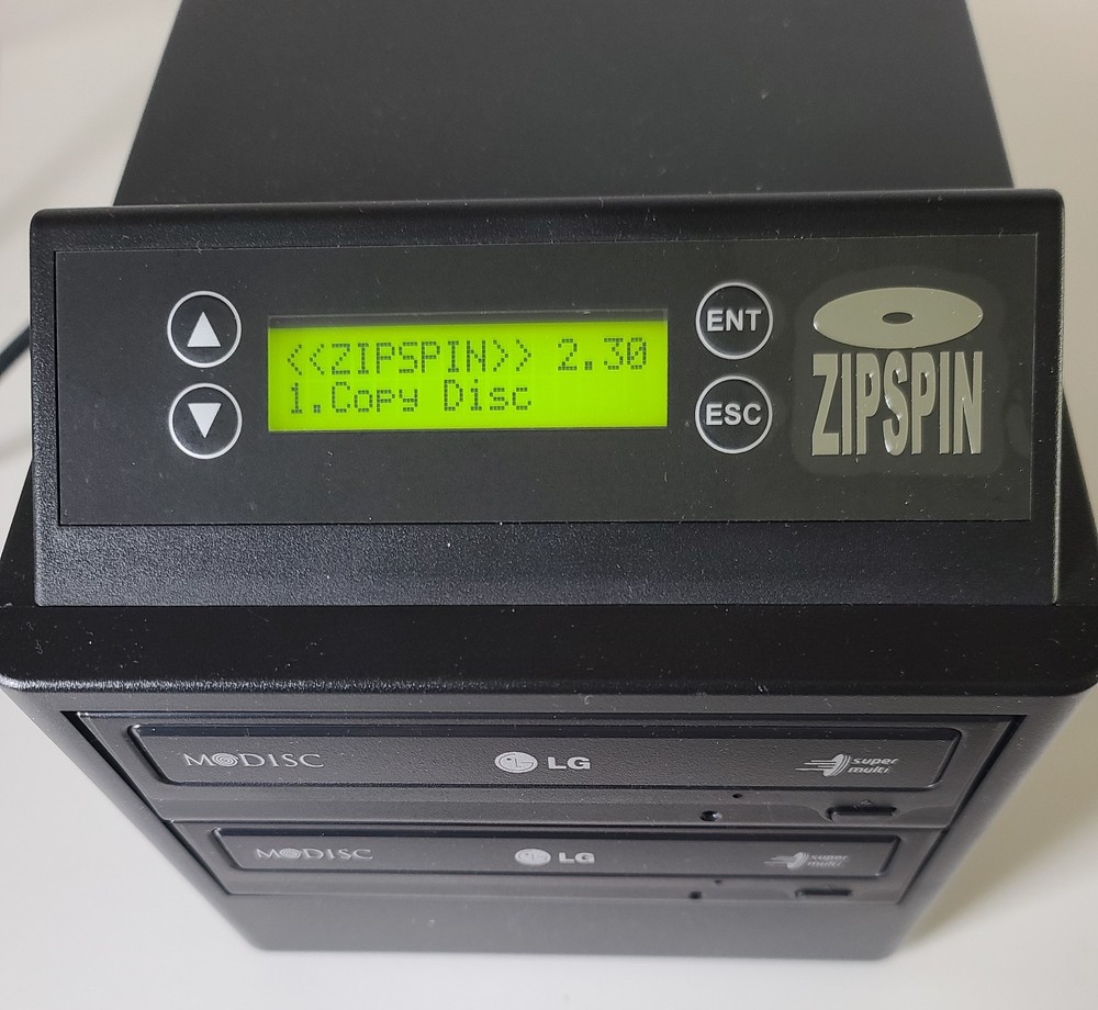 ZIPSPIN MODEL DVD-121-PRO-WM-DC Tested Working
