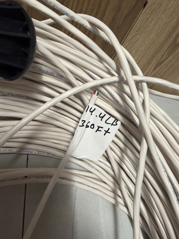 Belden 6302UE 18AWG 4-Conductor CMP Plenum Control Cable ~350 FT New